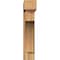 Ekena Millwork Westlake Block Rough Sawn Bracket w/ Offset Brace, Western Red Cedar, 8"W x 32"D x 40"H BKT0806X32X40WTL05RWR - alternate 4